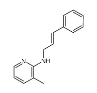 3-甲基-N-[(2E)-3-苯基-2-丙烯-1-基]-2-吡啶胺 结构式