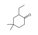 2-乙基-4,4-二甲基环己酮 结构式