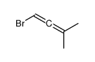 1-溴-3-甲基-1,2-丁二烯 结构式