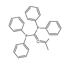 Phosphine, 1,1'-(1,2-butadien-1-ylidene)bis[1,1-diphenyl- 结构式