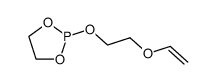 1,3,2-Dioxaphospholane, 2-[2-(ethenyloxy)ethoxy]- 结构式