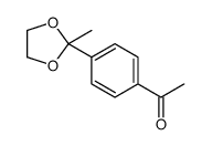Ethanone, 1-[4-(2-methyl-1,3-dioxolan-2-yl)phenyl]- 结构式