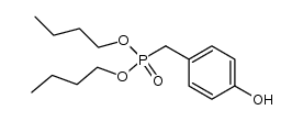 Phosphonic acid, [(4-hydroxyphenyl)methyl]-, dibutyl ester (9CI) 结构式