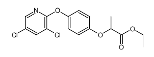 Propanoic acid, 2-[4-[(3,5-dichloro-2-pyridinyl)oxy]phenoxy]-, ethyl ester 结构式