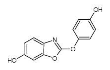 2-(4-羟基苯氧基)-6-苯并恶唑醇 结构式