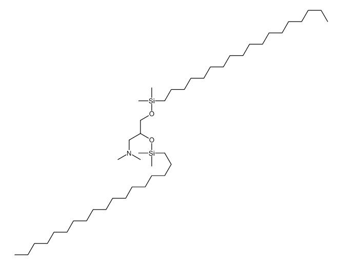 1-Propanamine, 2,3-bis[(dimethyloctadecylsilyl)oxy]-N,N-dimethyl- 结构式