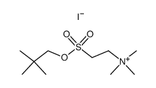 2-[(2,2-二甲基丙氧基)磺酰基]-N,N,N-三甲基乙铵碘化物 结构式
