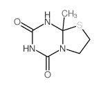 四氢-8a-甲基-2H-噻唑并[3,2-a]-1,3,5-三嗪-2,4(3H)-二酮 结构式