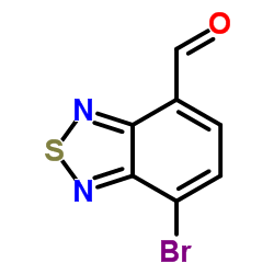 7-溴-4-醛基苯并[c][1,2,5]噻二唑 结构式