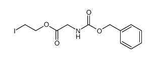 Glycine, N-[(phenylmethoxy)carbonyl]-, 2-iodoethyl ester 结构式