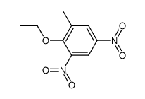 2-乙氧基-1-甲基-3,5-二硝基苯 结构式