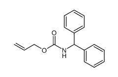 Carbamic acid, N-(diphenylmethyl)-, 2-propen-1-yl ester 结构式