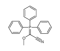 2-甲氧基-2-(三苯基膦亚基)乙腈 结构式