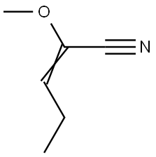 2-甲氧基-2-戊烯腈 结构式