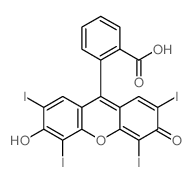 赤藓红 结构式