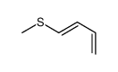 1,3-Butadiene, 1-(methylthio)-, (1Z)- 结构式