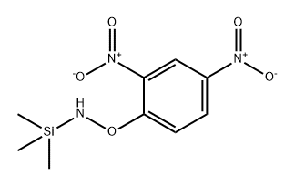 N-(2,4-二硝基苯氧基)-1,1,1-三甲基硅胺 结构式
