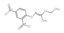 N-(2,4-二硝基苯氧基)乙酰亚氨酸乙酯 结构式