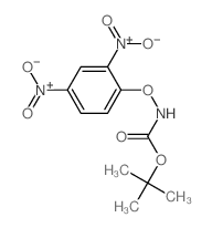 2,4-二硝基苯氧基氨基甲酸叔丁酯 结构式
