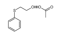 2-(苯硫基)乙醇乙酸酯 结构式