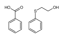 2-(苯硫基)乙醇苯甲酸酯 结构式
