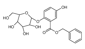 2-(β-D-Glucopyranosyloxy)-5-hydroxybenzoic acid benzyl ester 结构式