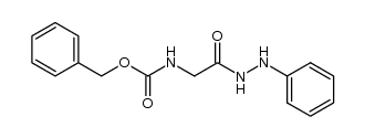 N-苄氧羰基甘氨酸-2-苯基酰肼 结构式