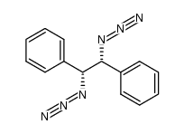 Benzene, 1,1'-(1,2-diazido-1,2-ethanediyl)bis-, [R-(R*,R*)]- (9CI) 结构式