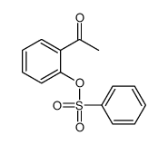 Ethanone, 1-[2-[(phenylsulfonyl)oxy]phenyl]- 结构式