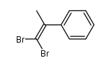 Benzene, (2,2-dibromo-1-methylethenyl)- 结构式