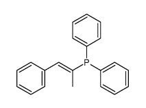 Phosphine, [(1E)-1-methyl-2-phenylethenyl]diphenyl- 结构式