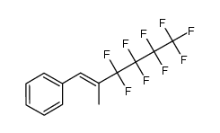 1-苯基-2-(全氟丁基)丙烯 结构式