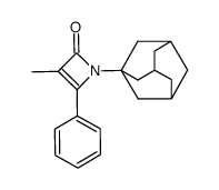 1-金刚烷基-3-甲基-4-苯基氮杂环丁-2(1H)-酮 结构式