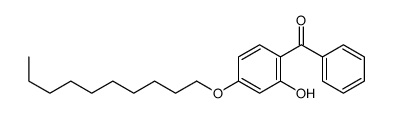 (4-DECOXY-2-HYDROXYPHENYL)-PHENYLMETHANONE 结构式