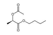 (R)-O-乙酰基-(正丁基)乳酸酯 结构式