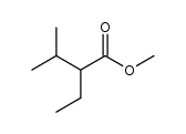 2-乙基-3-甲基丁酸甲酯 结构式