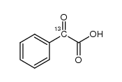 2-氧代-2-苯基乙酸-2-13C酸 结构式