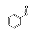 苯甲醛-α-13C 结构式