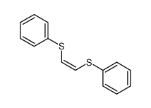 Benzene, 1,1'-[(1Z)-1,2-ethenediylbis(thio)]bis- 结构式