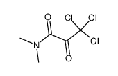 3,3,3-三氯-N,N-二甲基-2-氧代丙酰胺 结构式