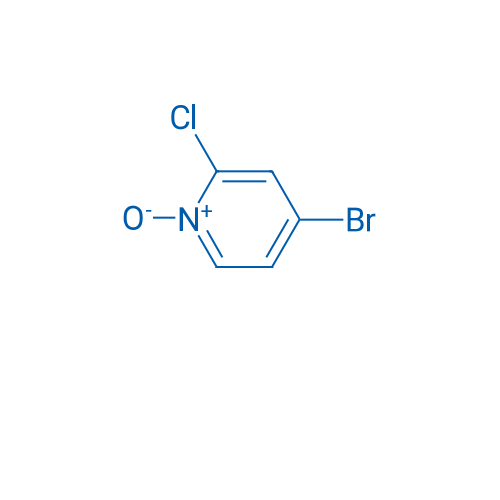 4-溴-2-氯吡啶 N-氧化物 结构式