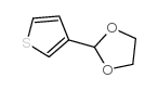 3-(1,3-二氧戊环-2-基)噻吩 结构式