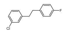 1-氯-3-[2-(4-氟苯基)乙基]苯 结构式