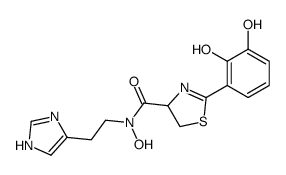 Anguibactin 结构式