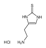 4-(2-氨乙基)-1,3-二氢-2H-咪唑-2-硫酮 盐酸盐 结构式