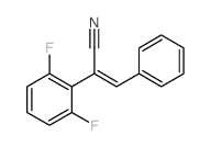 Acrylonitrile,2-(2,6-difluorophenyl)-3-phenyl- (7CI,8CI) 结构式
