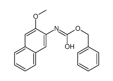 Benzyl (3-methoxynaphthalen-2-yl)carbamate 结构式