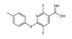 2,5-二氟-6-(4-甲基苯基)硫代烟酰胺 结构式