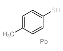 4-甲基苯硫酚铅(2+)盐(2:1) 结构式
