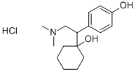 4-[2-(Dimethylamino)-1-(1-hydroxycyclohexyl)ethyl]-phenol hydrochloride 结构式